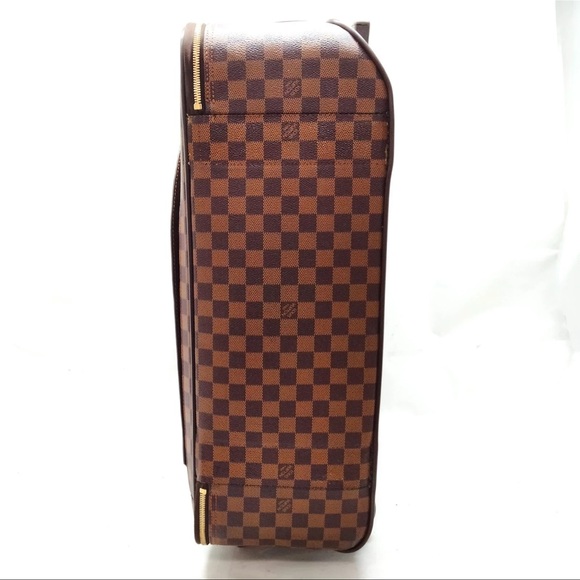 ❌❌SOLD❌❌AUTH Louis Vuitton LV Travel Bag Suitcase Pegas 55 Brown Ebene Damier - Picture 3 of 9